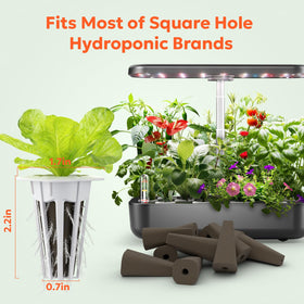 Owltron grow sponges in use, promoting even moisture for strong root development.