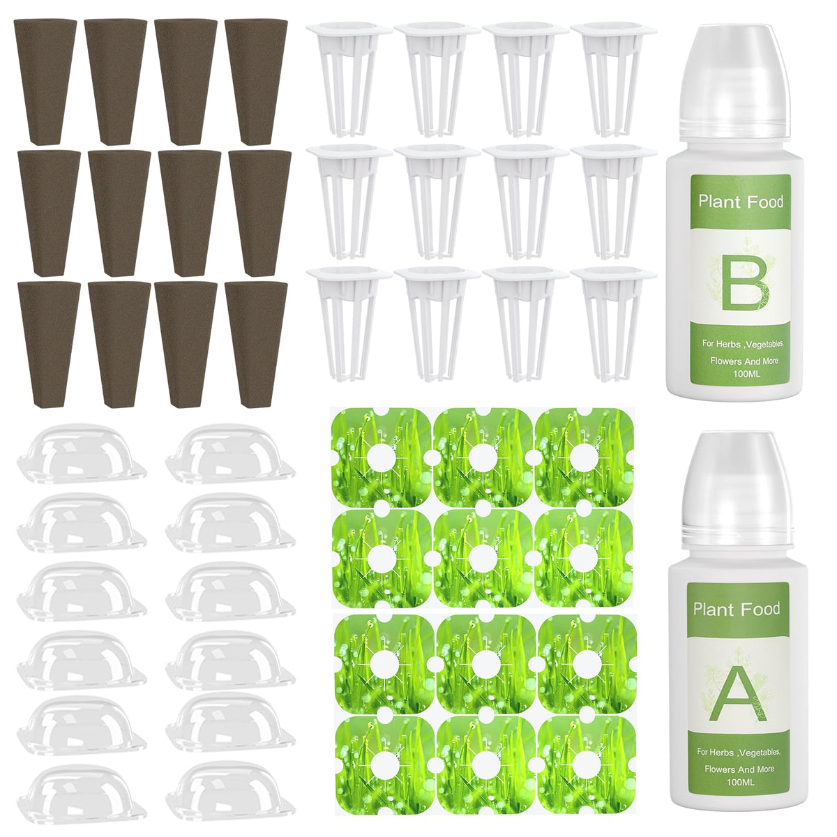Owltron seed pods kit packaging, a complete indoor hydroponics starter set for beginners.