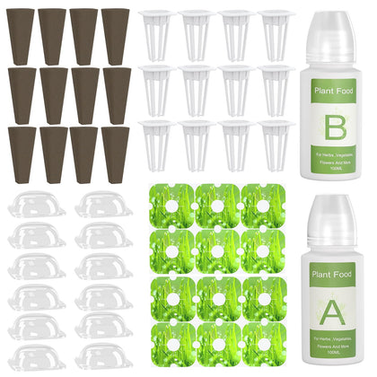 Owltron seed pods kit packaging, a complete indoor hydroponics starter set for beginners.