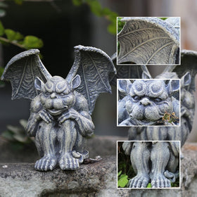 OwMell gargoyle decor suitable for indoor or outdoor display.