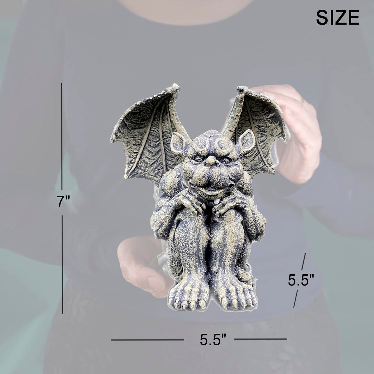 OwMell resin sculpture shows detailed texture and character.