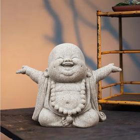 OwMell Jizo statue designed for aquarium display, safe for aquatic life