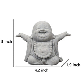 OwMell Jizo statue accenting a patio or yard space