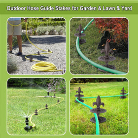 13 inch height and 3.8 inch diameter ensure stable anchoring for hoses.