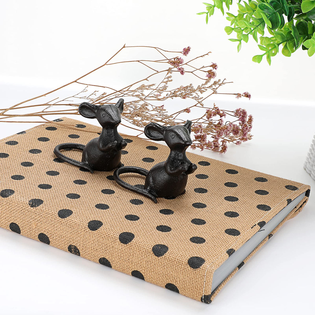 OwnMy cast iron mouse figurine closeup showing texture and durable coating