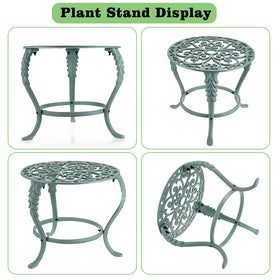 OwnMy decorative round pot holder base providing a stable platform.