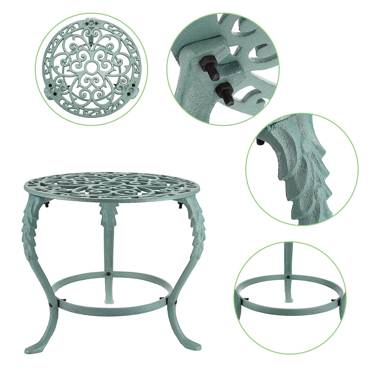 OwnMy large-plant display stand supporting heavy pots with high stability.