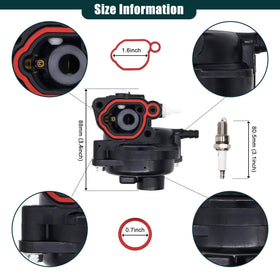 OXCANO 799583 carburetor side view highlighting durable build