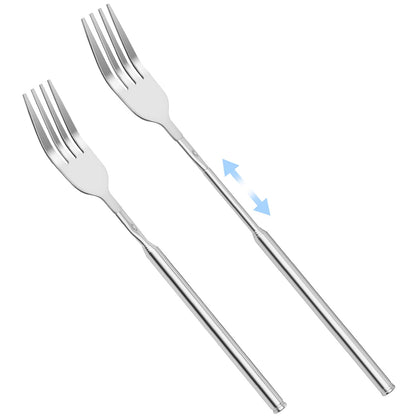 OXDFK extendable fork closed for compact travel and easy packing.