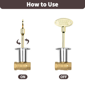 OXDFK zinc alloy construction provides long-lasting reliability for frequent valve adjustments.