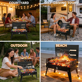 Oxirexe included grill tools set supports convenient grilling.