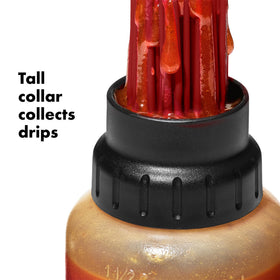 OXO Good Grips basting bottle pour-spout design for easy dispensing