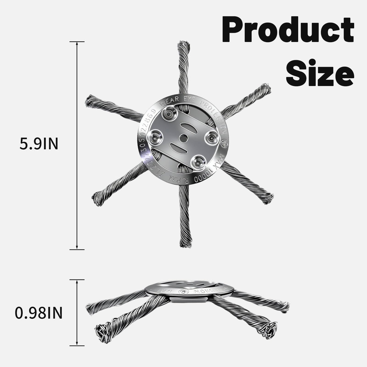 OXT weed eater head with adapter kit for quick installation