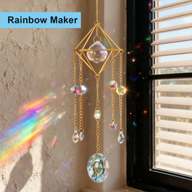 OYACH 0-79-inch crystal ball creates subtle prisms across any window