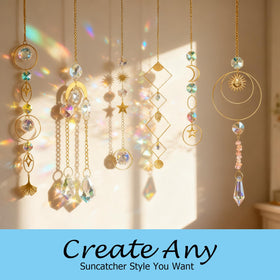 OYACH 1.5-inch crystal pendant delivers bold color in daylight