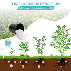 Oycevila soil aeration effect visual indicating better airflow and root growth potential.
