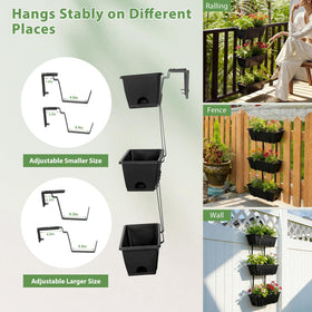 OYEAL black finish adds modern style to patios and balconies.