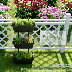 OYEAL sturdy PP pots resist weather while supporting healthy drainage.