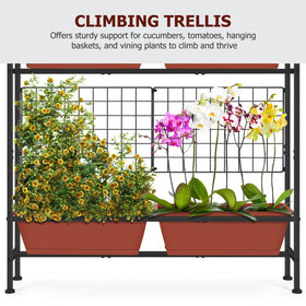OYEAL vertical herb garden with legs perfect for compact patios and balconies.