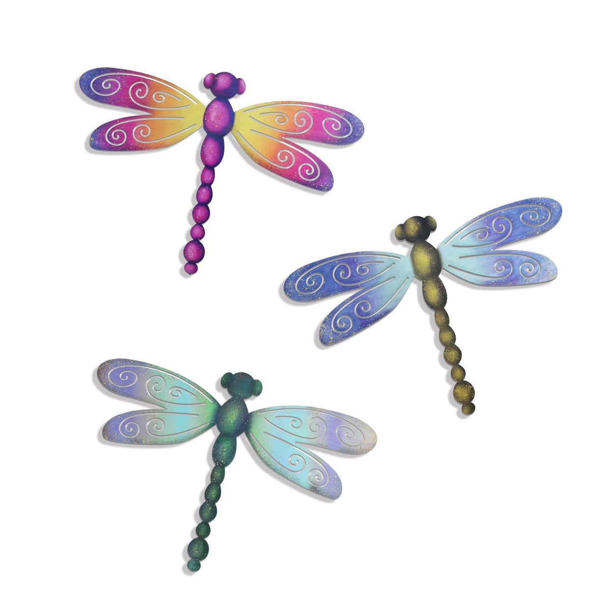 OYEFLY dragonfly wall decor Style 2 brightens outdoor fences and patios
