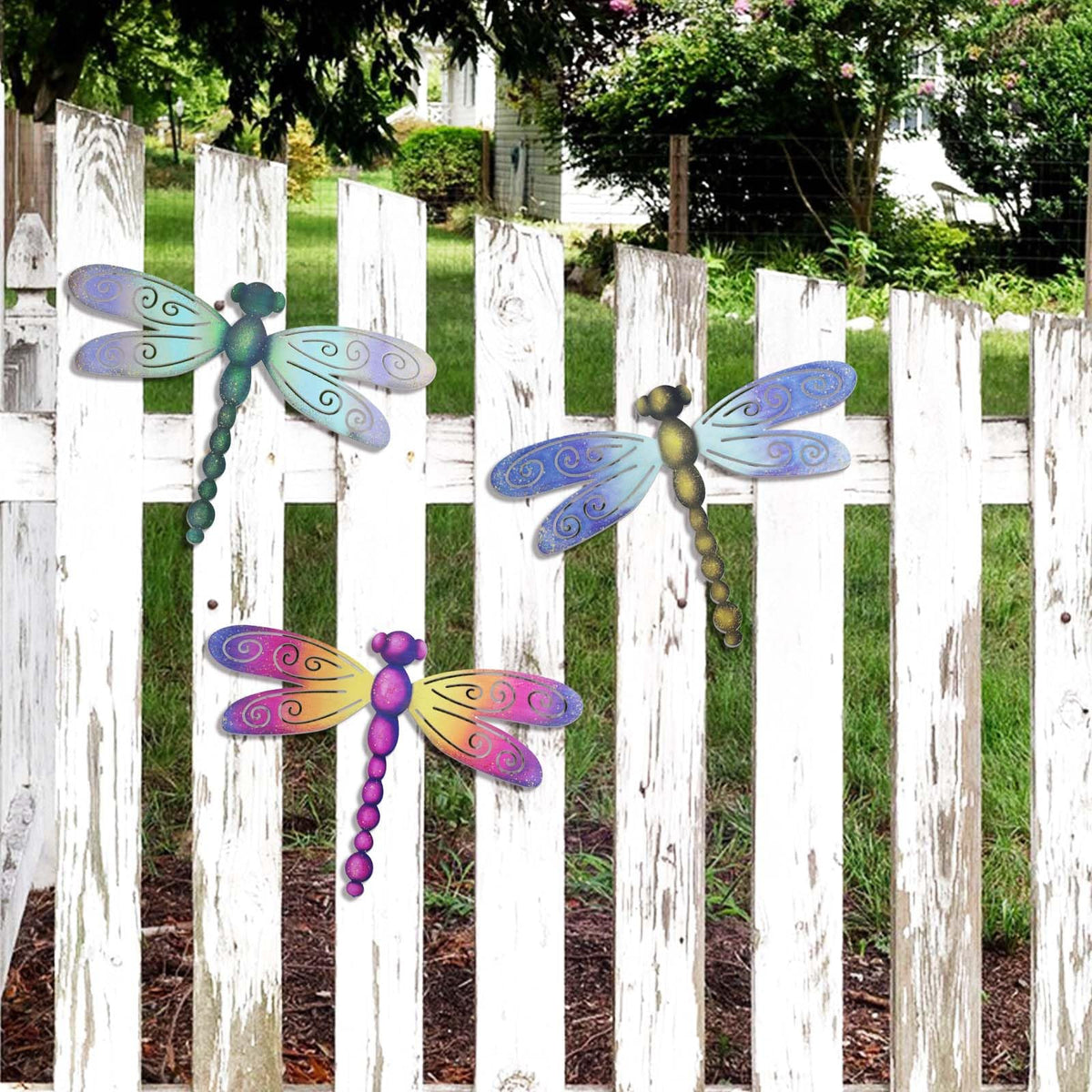 OYEFLY dragonfly wall decor suits kitchen, bedroom, and hallway spaces