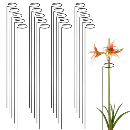 OYOEETD 24-inch plant stake 20-pack supports upright growth for blooming plants