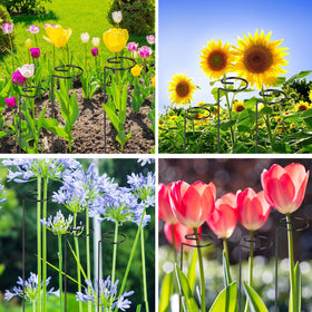 OYOEETD flower stem support helps blooms grow straight and healthy