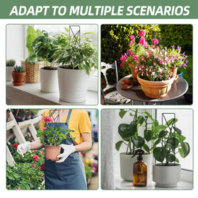 OYOEETD star-metal-indoor-garden-display complements any indoor plant setup.