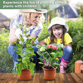 OYOEETD star-metal trellis easy-assembly highlights simple setup for any pot.