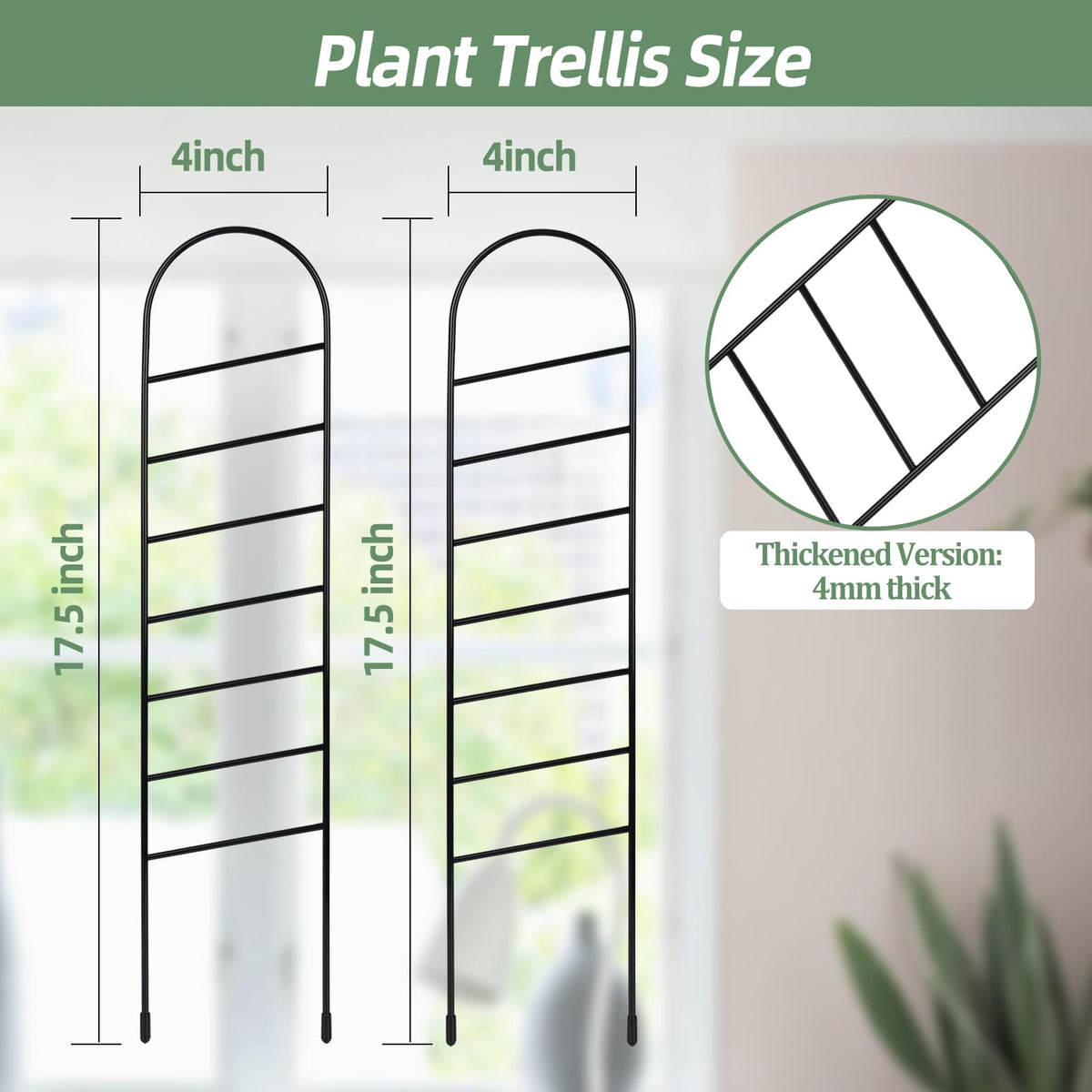 OYOEETD two-pack trellis provides versatile support for multiple pots