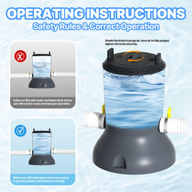 OYO WATER suitable for 1300-gallon pools with balanced circulation.