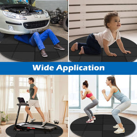 Oyrlize easy-clean-hot-tub-mat rinses quickly after use.
