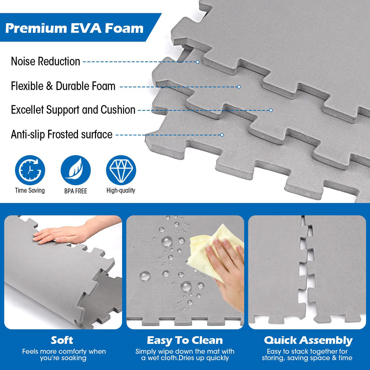 Oyrlize hot tub mat for indoor and outdoor use protects floors and dampens noise.