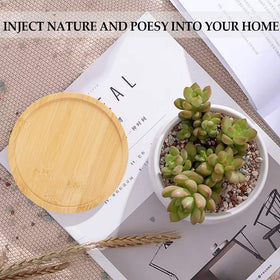 OYSIR bamboo coaster for indoors, decorative and durable.