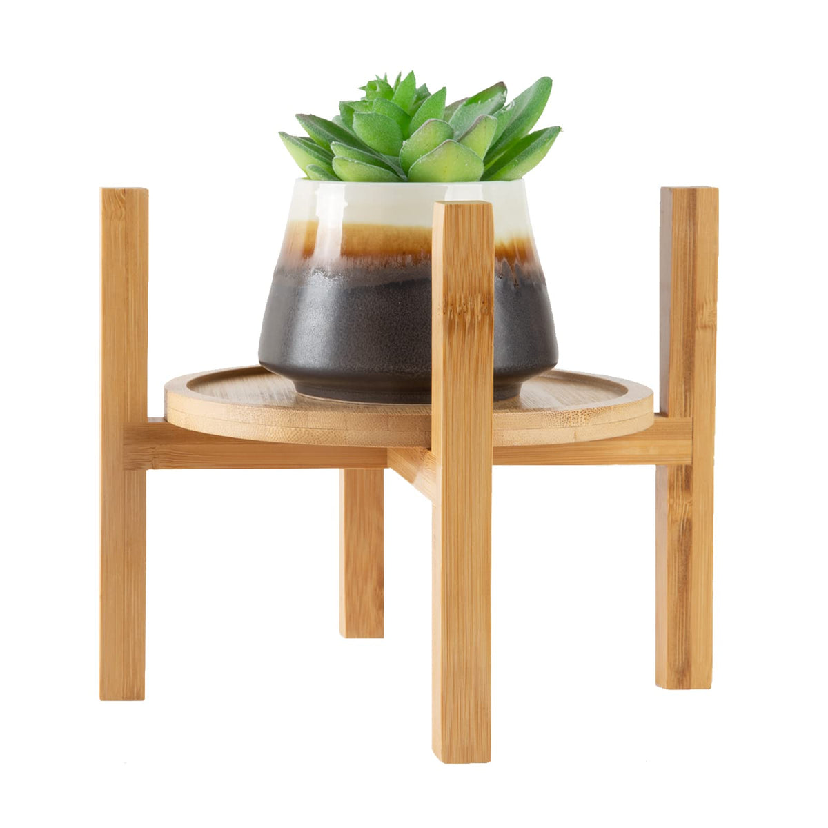 OYSIR bamboo tray at 5.5 inches designed to catch drips