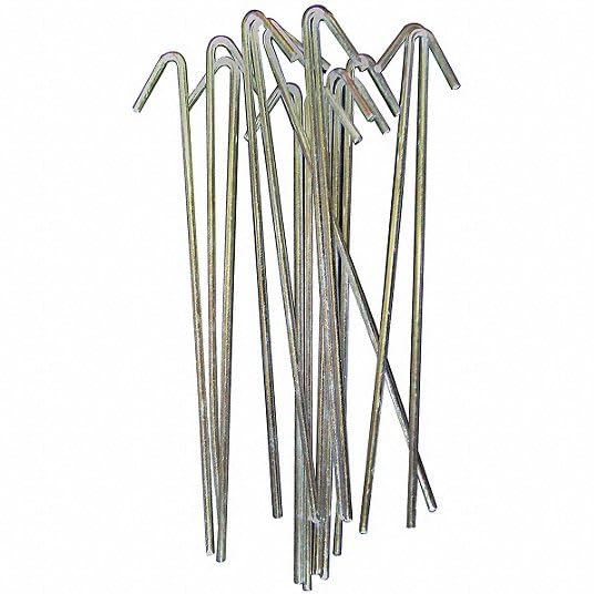 Ozark Fence 9-gauge hooked aluminum wire ties securing a chain link mesh edge for a tight connection