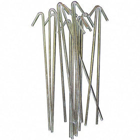 Ozark Fence 9-gauge hooked aluminum wire ties securing a chain link mesh edge for a tight connection