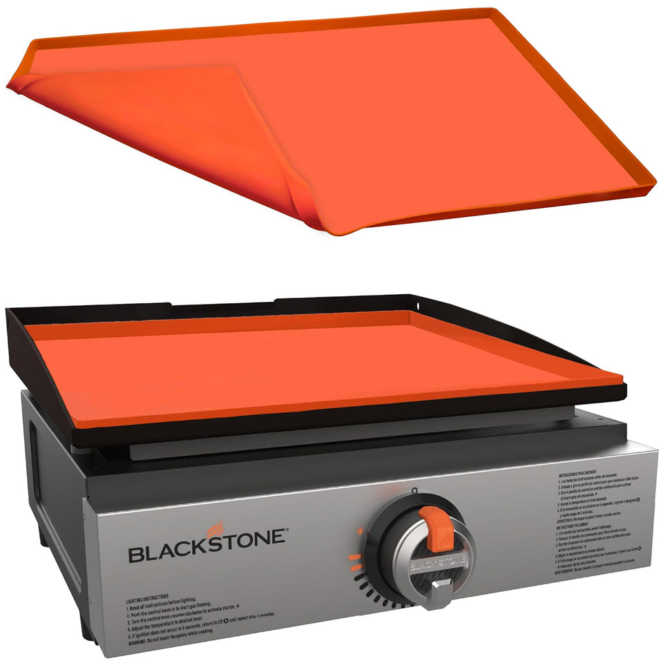 OZG 17in silicone griddle mat fits Blackstone 17 inch griddle for a secure, wobble-free surface