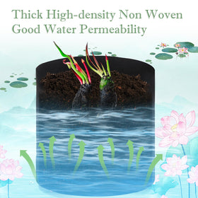 OZIO aquatic plants setup in pond demonstrating versatile use