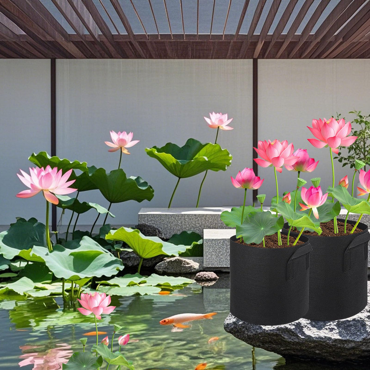 OZIO foldable storage solution helps save space between growing seasons