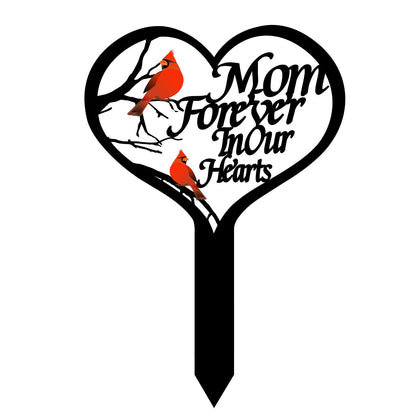 OZIO memorial heart plaque marks graves with durable, weather-resistant outdoor use.