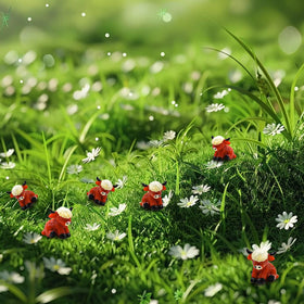 OZLMC Grassland animal pack for micro landscape projects.