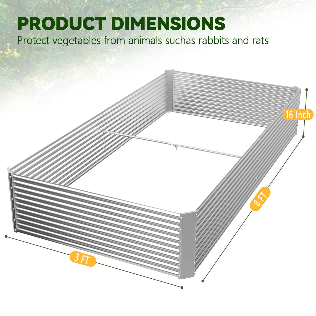 OZMSHF 2-pack eco-friendly garden solution for patios and yards.