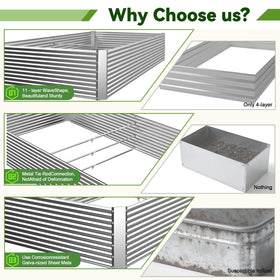 OZMSHF 2-pack open-base design demonstrates drainage for healthy root growth.