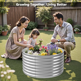 OZMSHF multi-purpose garden bed suits vegetables, herbs, and flowers with organized growth
