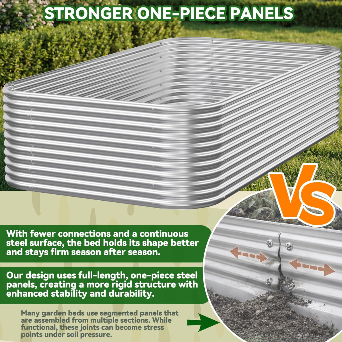 OZMSHF open-base drainage design showcases airflow and soil drainage.