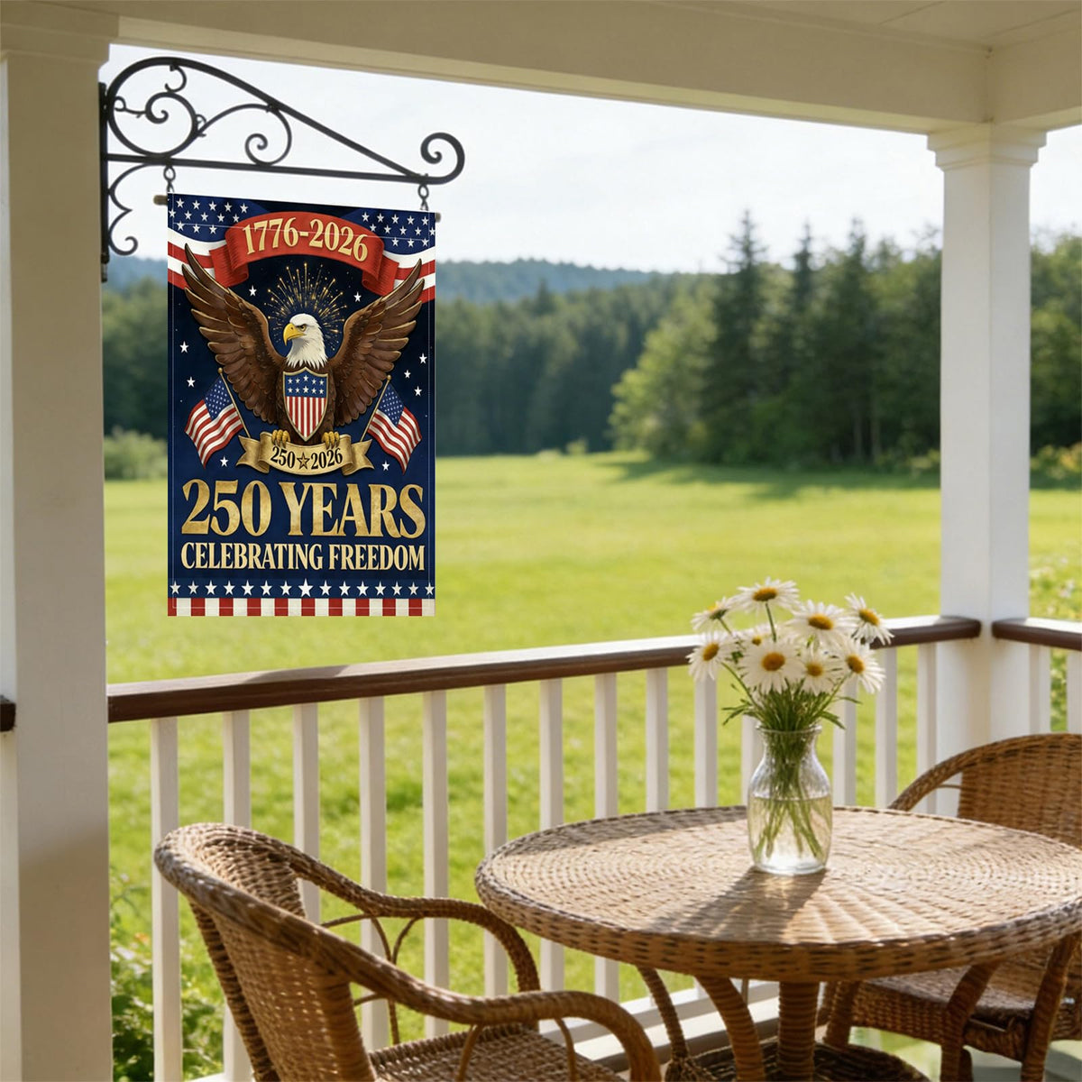 OZTK independence-themed flag, versatile decor for holidays and everyday pride.