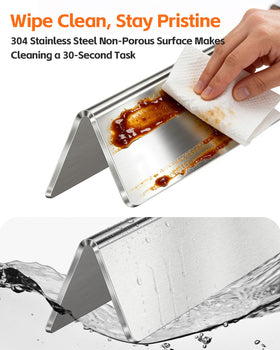 Paayox 7540 flavorizer bar built with 16GA stainless steel for durability