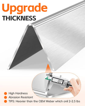 Paayox 7540 flavorizer bar compatible with Weber Genesis 300 Series