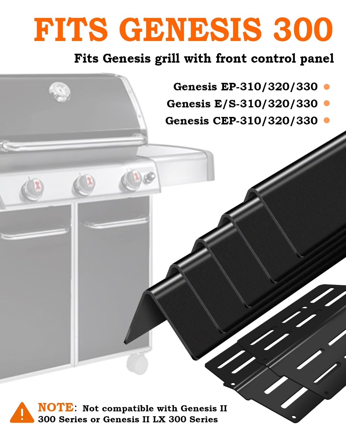 Paayox heat deflector for Weber Genesis improves heat distribution